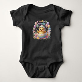 Hallo Welt Baby Strampler