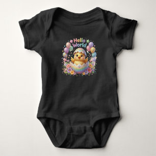 Hallo Welt Baby Strampler