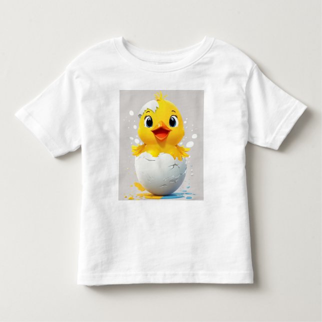 Hallo Welt! Chic Chick Toddler T - Shirt (Vorderseite)