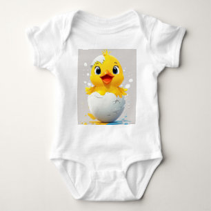 Hallo Welt! Chick Chick Baby Bodysuit Baby Strampler