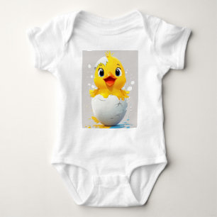 Hallo Welt! Chick Chick Baby Bodysuit Strampler
