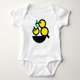 Hallo Welt! Hungriges Chick Bodysuit Baby Strampler
