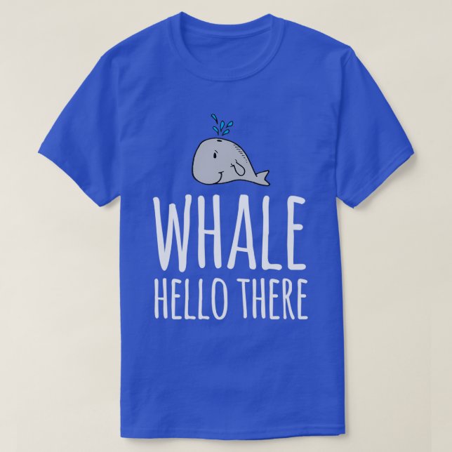 Hallo Whale 19 T-Shirt (Design vorne)