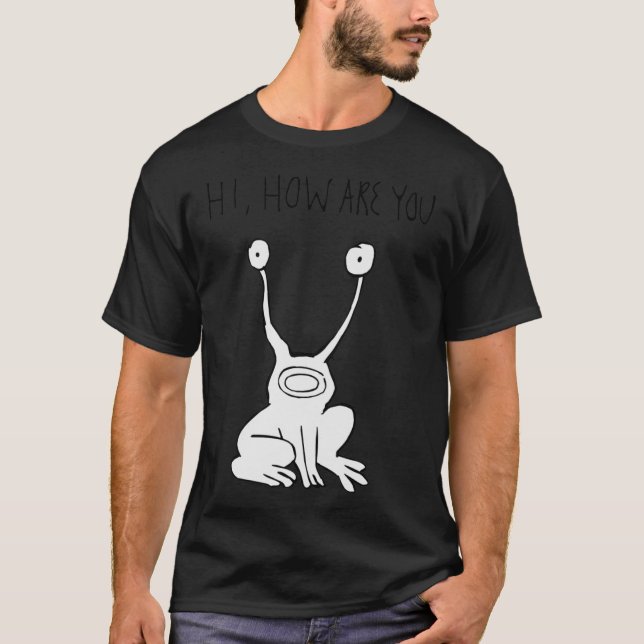 Hallo Wie geht es Ihnen Daniel Johnston Classic T  T-Shirt (Vorderseite)