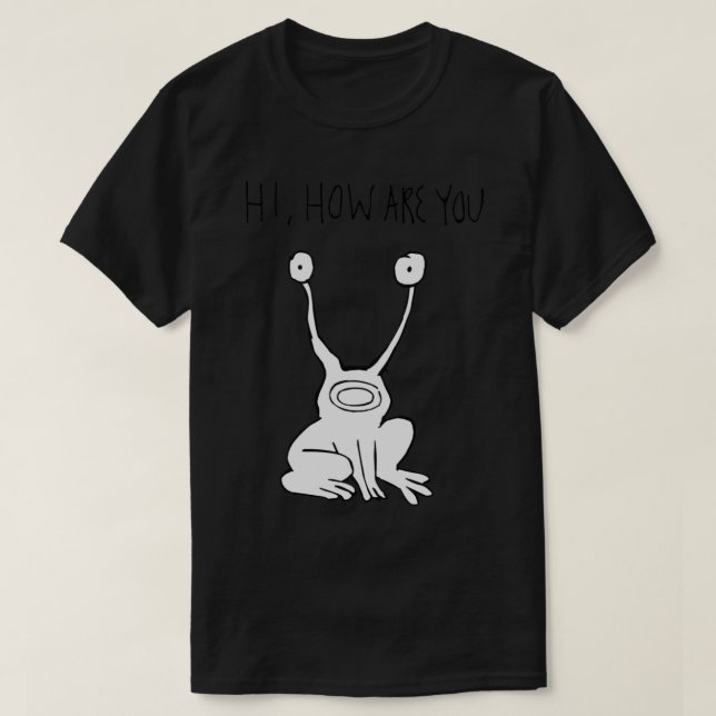 Hallo Wie geht es Ihnen Daniel Johnston Classic T  T-Shirt (Design vorne)