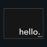 Hallo. Wie geht es uns? Postkarte<br><div class="desc">Identica-Design: asyrum</div>