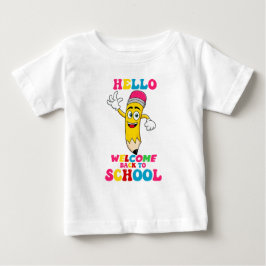 hallo willkommen zurück in der schule  baby t-shirt