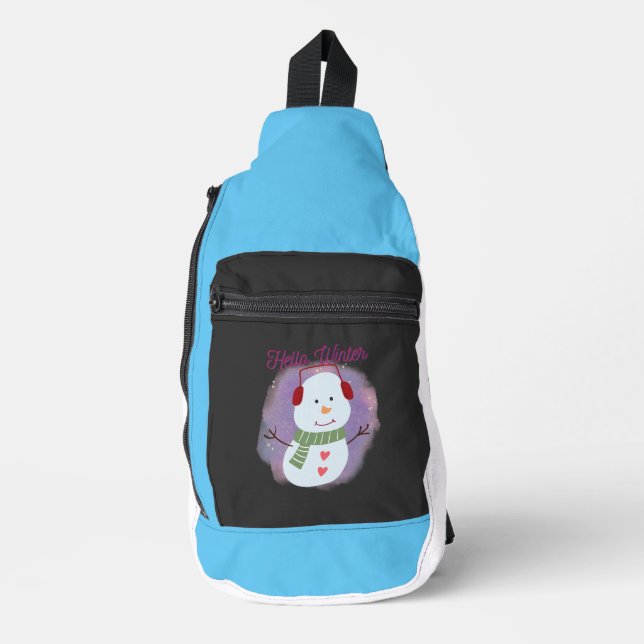 Hallo Winter Crossbody Bag (Vorderseite)
