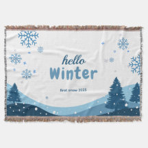 Hallo Winter, Erster Schnee, Kalte Jahreszeit