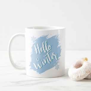 Hallo Winter Frostiger Winter Kaffeetasse
