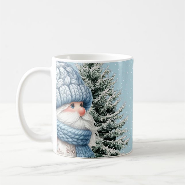 Hallo Winter-Gnom-Tasse Kaffeetasse (Links)
