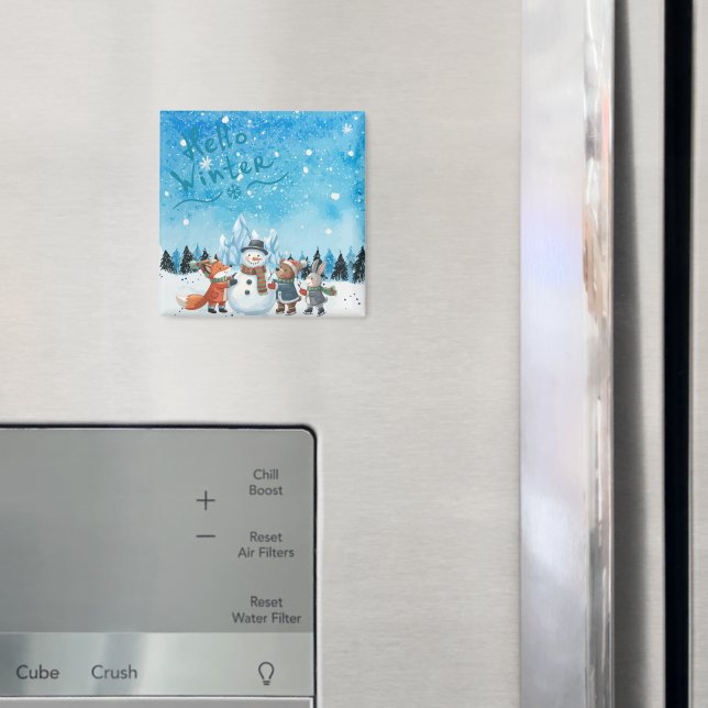Hallo Winter Magnet (In Situ (Kühlschrank))