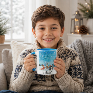 Hallo Winter Personalisierter Becher Tasse