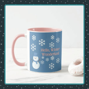 Hallo, Winter Wonderland Combo-Kaffee Tasse