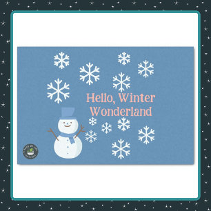 Hallo, Winter Wonderland Seidenpapier