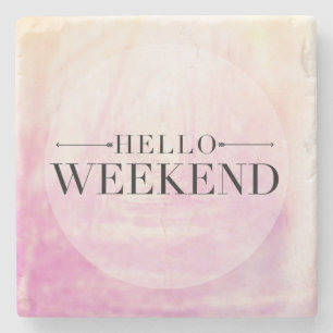 Hallo Woche Steinuntersetzer