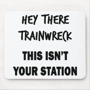 Hallo Zugkatastrophe Mousepad