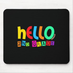 Hallo Zweite 2. Klasse Ck Zur Schule Für Schüler B Mousepad