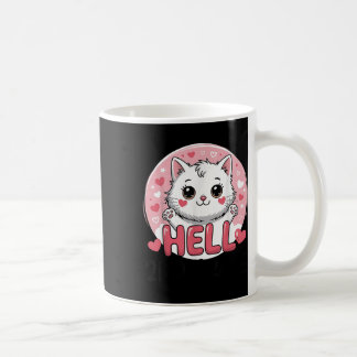 Hallo Zweite 2. Klasse Süße Katze Für Mädchen Zurü Kaffeetasse
