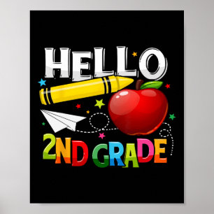 Hallo Zweite Klasse Lehrerteam Zweite Klasse Poster