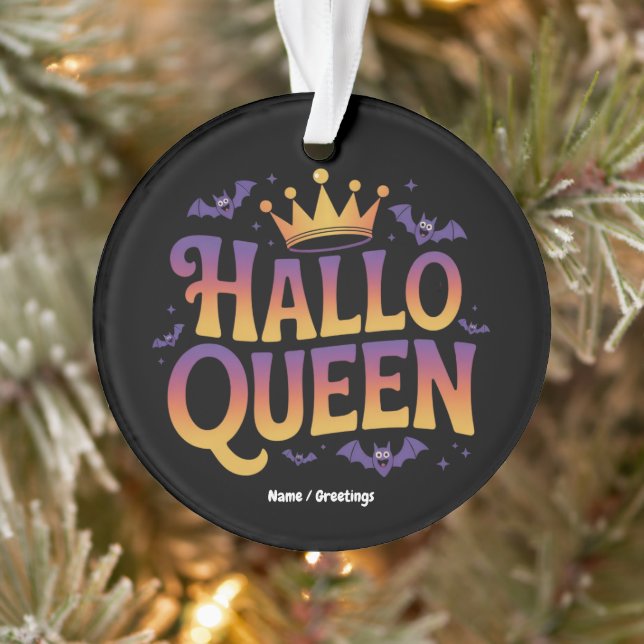 Halloqueen Bat Women Kostüm Kronen Ihre Spookie Ornament (Baum)