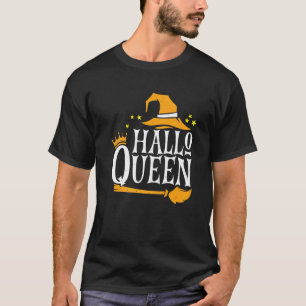 Halloqueen Halloween Hexen-Enthusiast Hexenhut Fa T-Shirt