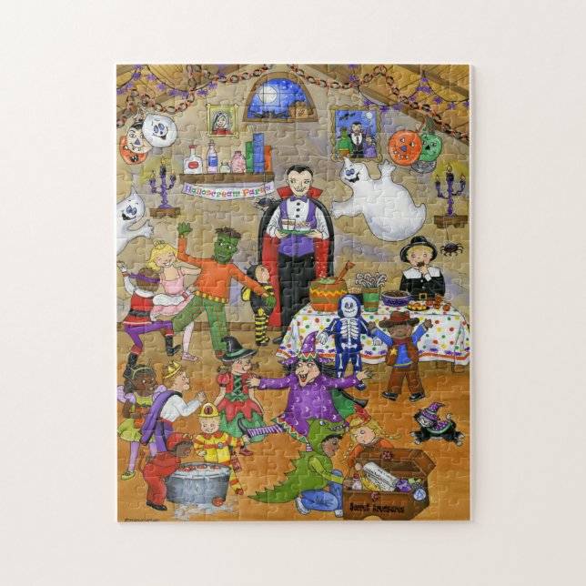 HalloScream Party Halloween Puzzle (Vertikal)