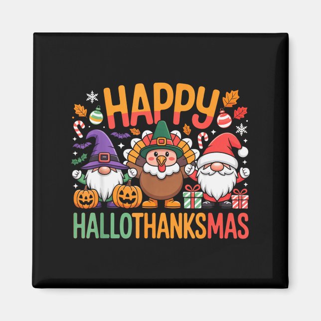 Hallothanksmas Dental Istant Funny Tooth Christmas Magnet (Vorne)