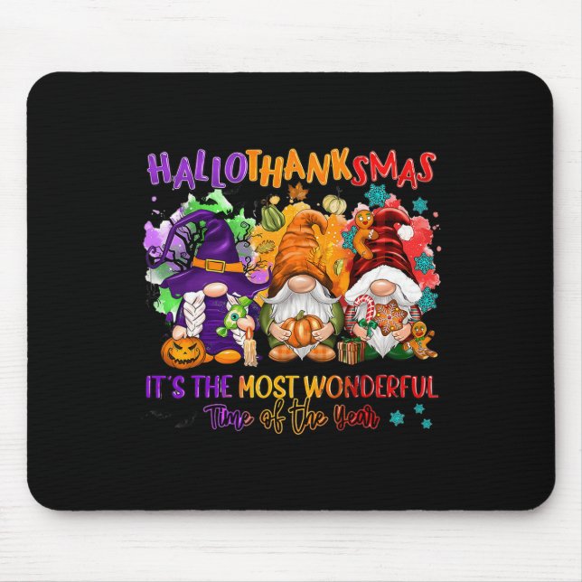 Hallothanksmas Es ist die wunderbarste Zeit der Mousepad (Vorne)