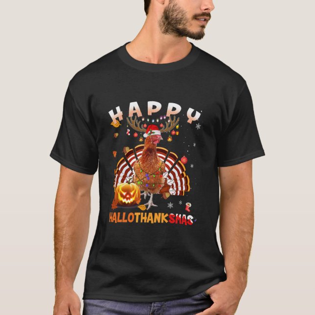 Hallothanksmas Halloween T-Shirt (Vorderseite)