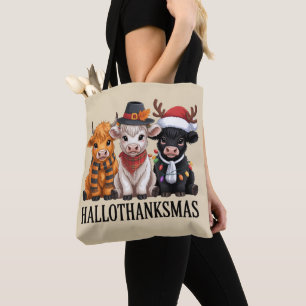 Hallothanksmas Herbst Kuh Gruselige Saison Bauer X