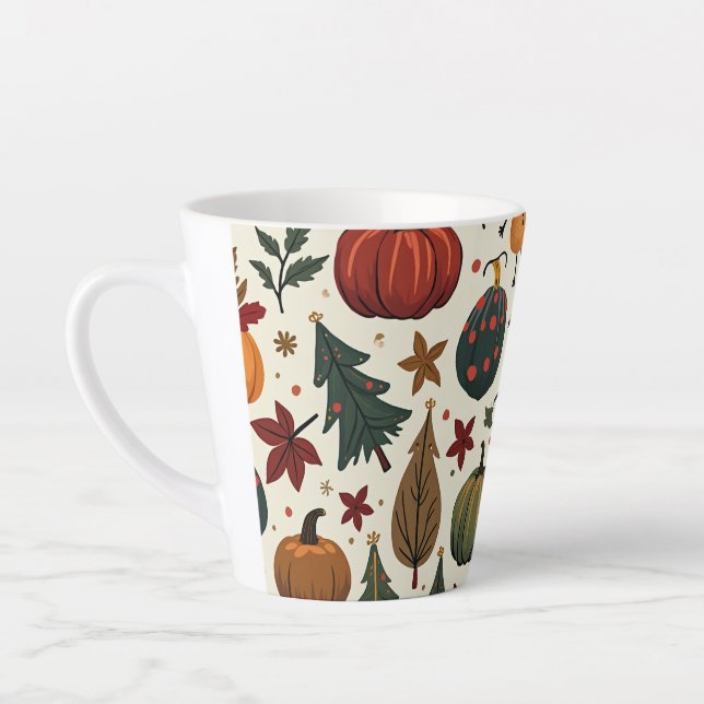 Hallothanksmas kleine Latte-Tasse Milchtasse (Links)