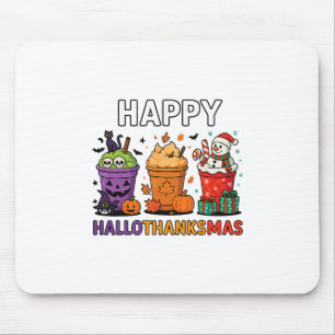 Hallothanksmas Lustiges Halloween-Erntedankfest Ch Mousepad