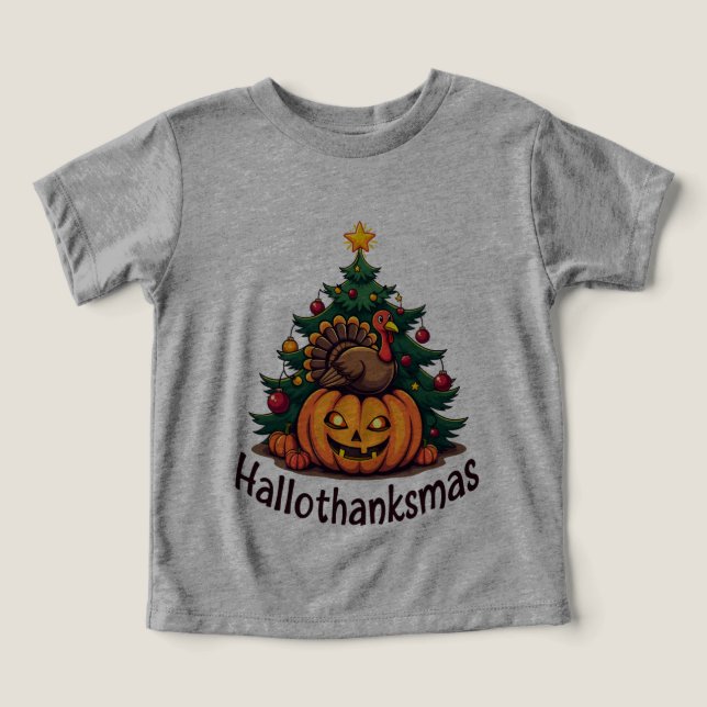 Hallothanksmas Trio: Pumpkin, Türkei & Weihnachten (Design Vorderseite)