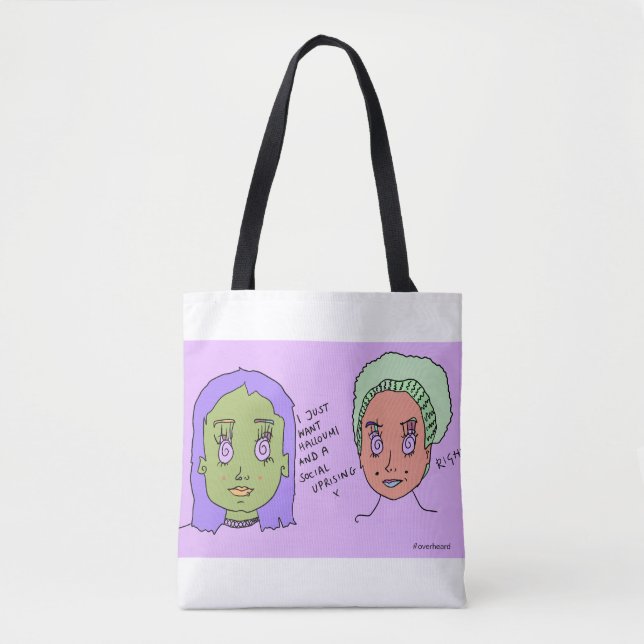 Halloumi | Taschen-Tasche | #overheard (Vorderseite)