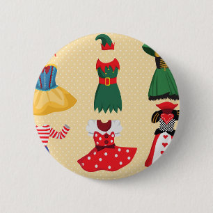 hallousische Kostüme Button