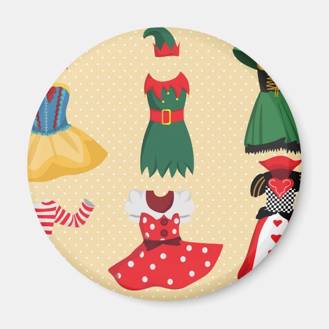 hallousische Kostüme Magnet (Vorne)