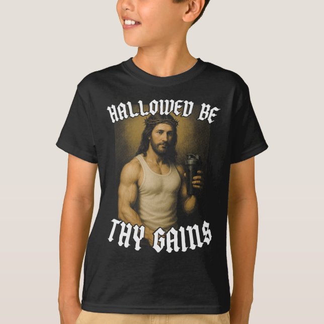 Hallow be deine Gewinne T-Shirt (Vorderseite)