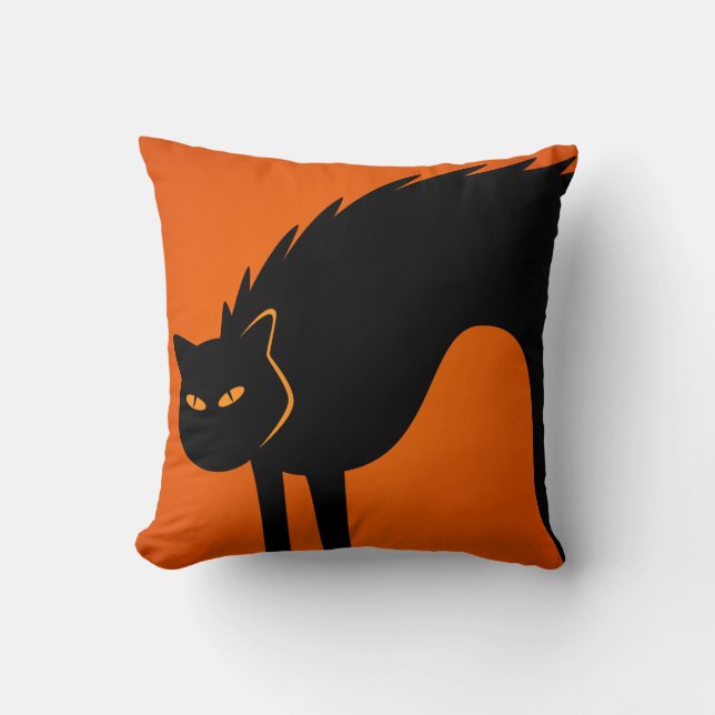 Hallow Pillows Creepy Cats Kissen (Vorderseite)