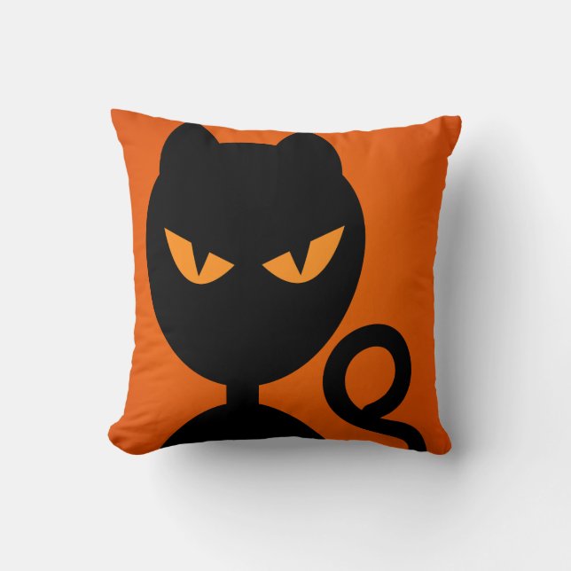 Hallow Pillows Creepy Cats Kissen (Vorderseite)