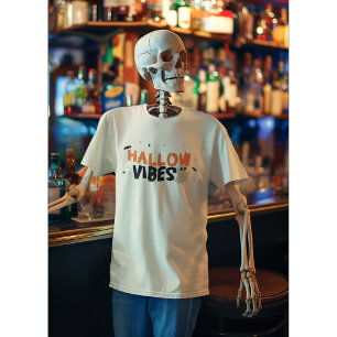 Hallow Vibes Niedlich Halloween T-Shirt
