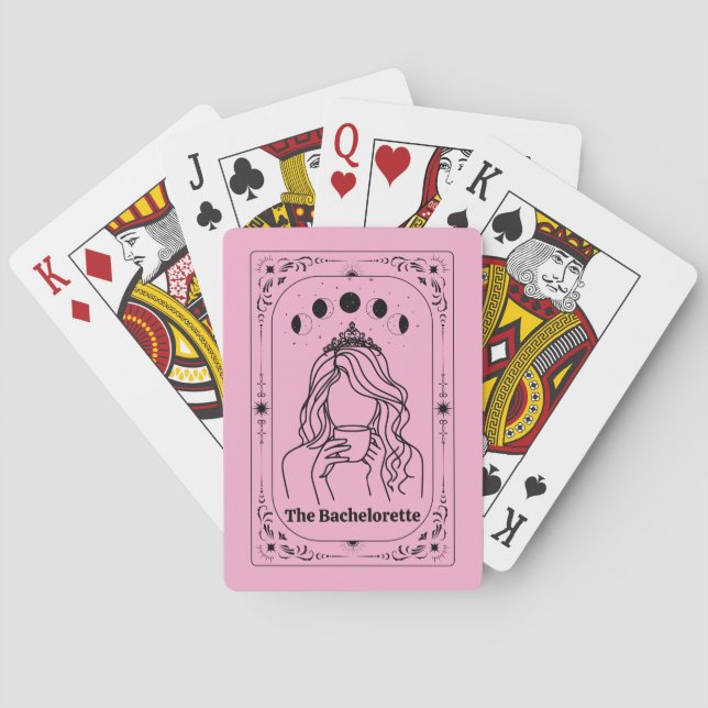 Hallowedding Tarot Bride Bachelorette Bridal Party Spielkarten (Rückseite)
