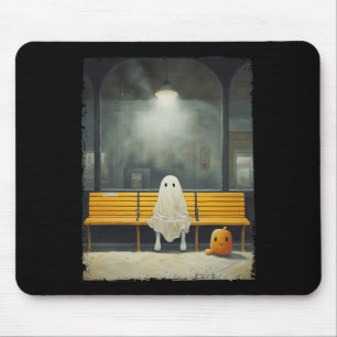 Hallowee der Vintagen Niedlich Ghost-Wart Mousepad