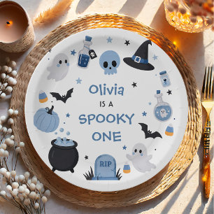 Halloween 1. Geburtstag Mädchen Geist Pappteller