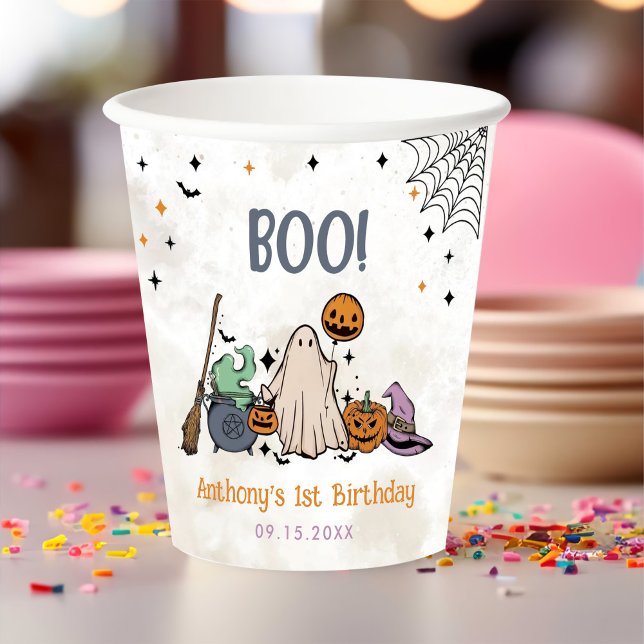 Halloween 1. Geburtstag Party Pappbecher (Von Creator hochgeladen)