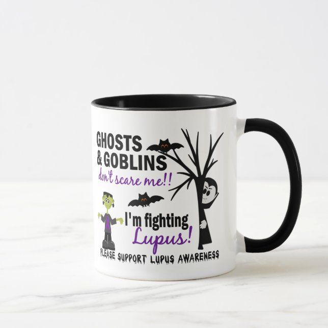 Halloween 1 Lupus-Krieger Tasse (Rechts)