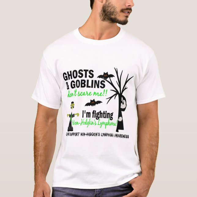 Halloween 1 Non-Hodgkins Lymphom-Krieger T-Shirt (Vorderseite)