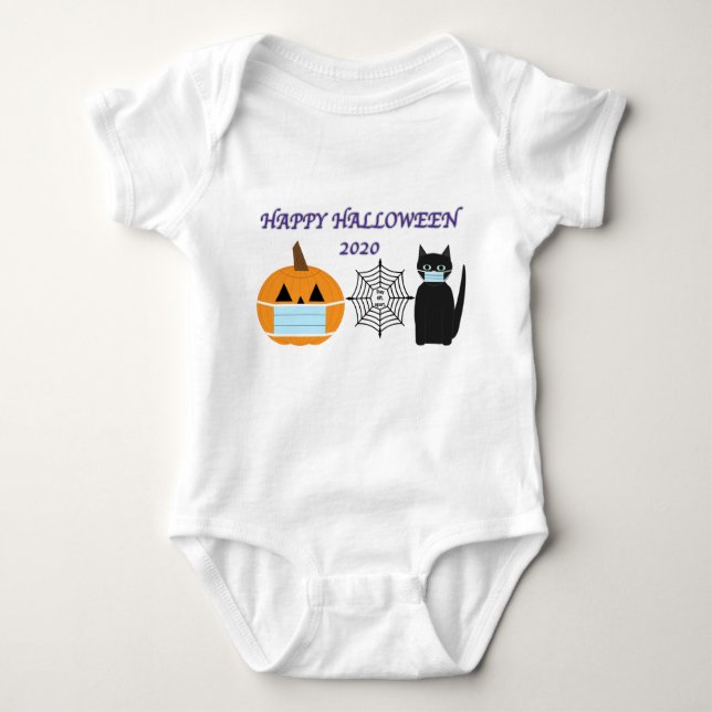 Halloween 2020 baby strampler (Vorderseite)