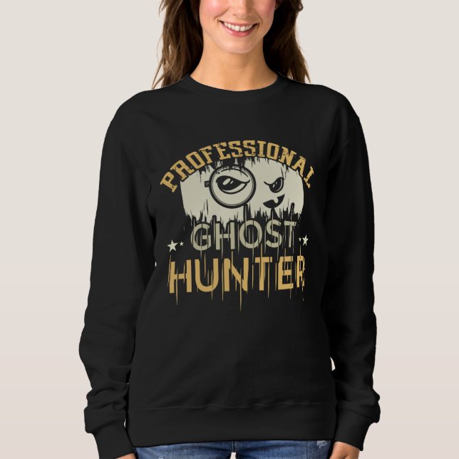 Halloween 2020 Ghost Trick or Treat Outfit Hallowe Sweatshirt (Vorderseite)