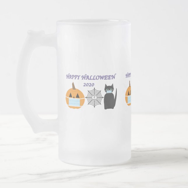 Halloween 2020 mattglas bierglas (Links)